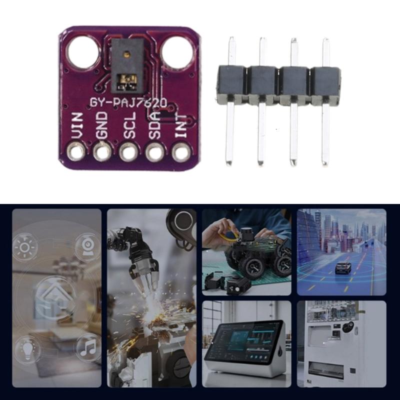 Paj7620u2 cảm biến cử chỉ ban cảm biến nhận dạng cử chỉ cảm biến cho các dự án với 9 nhận dạng chuyển động phản ứng nhanh