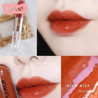 Ypass Kiko Đôi 2 Trong 1 hai đầu bền lâu Son kem Matte Glossy Bộ Son môi Không Thấm Nước Lụa Nhung mộ trang điểm môi Rouge Son bóng son môi
