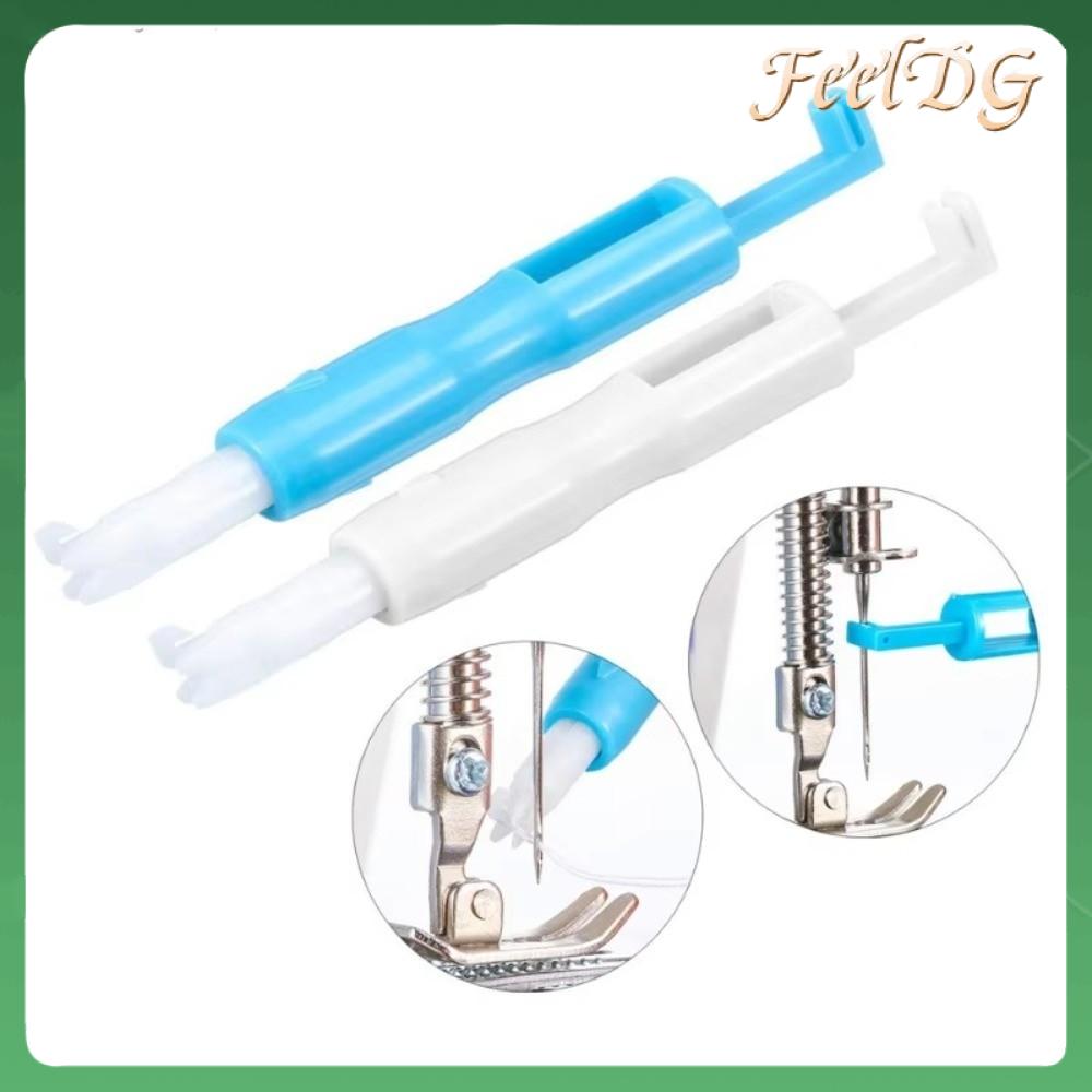 FEELDG 1/2Pcs Thêu vá Máy luồn  tự động Dụng cụ tháo chỉ Tay cầm nhựa Dụng cụ luồn  Khâu tay Phụ kiện may vá Dụng cụ luồn chỉ mắt  nhỏ dành cho công việc may vá
