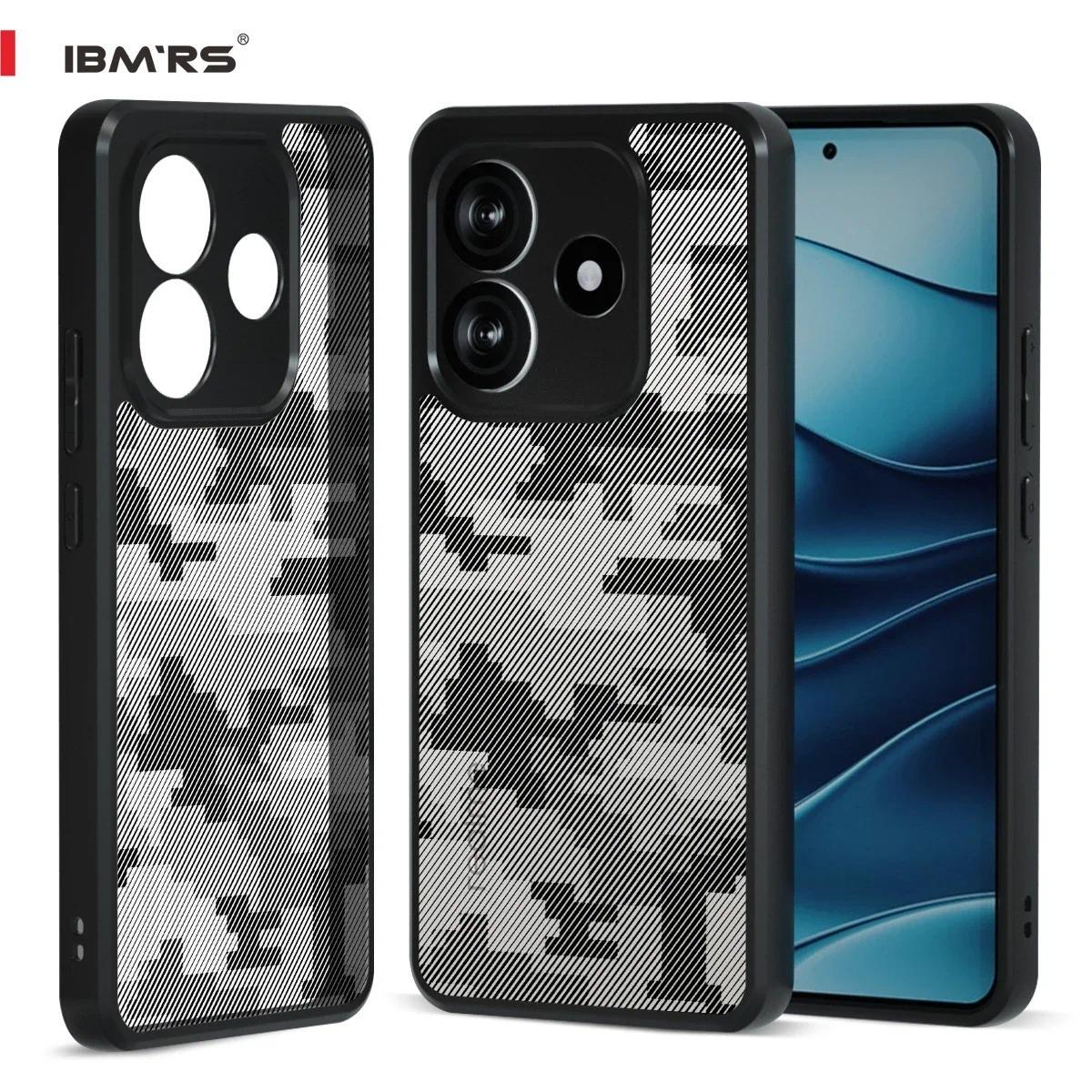 Ibmrs cho Xiaomi Redmi Note 14 4g trường hợp siêu kiểu dáng đẹp nâng lên cạnh bảo vệ máy ảnh & màn h