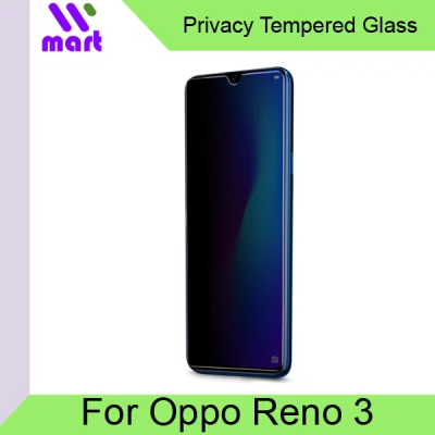 OPPO Reno 3 Privacy Tempered Glass Screen Protector Full Screen (Not For Reno 3 Pro)