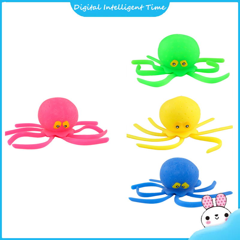 Octopus Water Balls Kids Bath Toys Stress Relief Pool Sensory Toys Cute