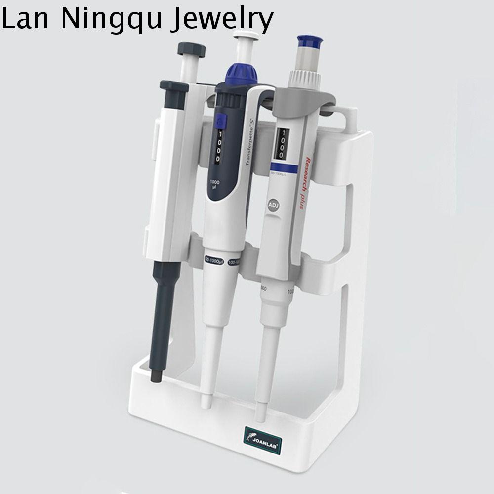 LANN Vị trí 3/6/9 Giá Pipet phòng thí nghiệm Phổ thông Xoay 360 độ Bệ đỡ Pipet hình thang ABS Ổn địn