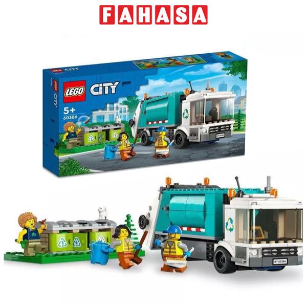Đồ Chơi Lắp Ráp Xe Rác Tái Chế - Lego City 60386 - Recycling Truck 261