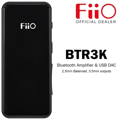 FiiO BTR3K Wireless Bluetooth Portable Headphone Amplifier & USB DAC with Built-in Microphone