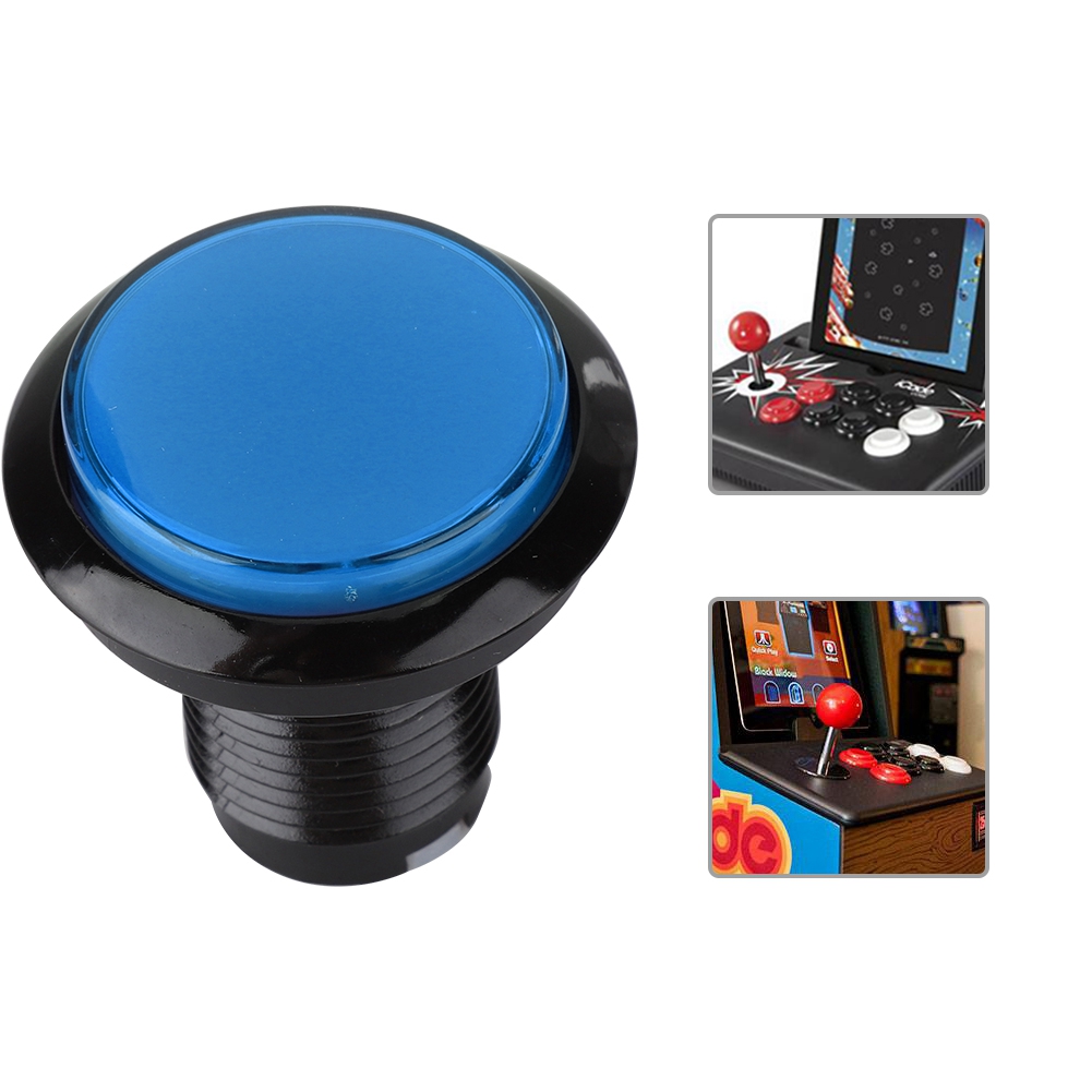 Round LED Lamp Illuminated Large Button To Arcade Machine Games DIY Part ราคา  33 บาท*ส่งฟรี