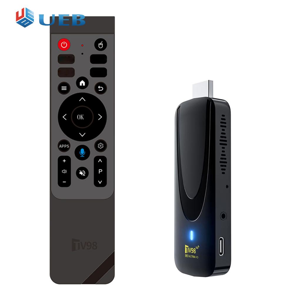TV98 ATV X7 Mini TV Stick Quad Core Android 14 Smart TV Box WiFi 2.4G 5G BT5.0 Media Player HD 4K 8K ราคา 1,261 บาท*ส่งฟรี