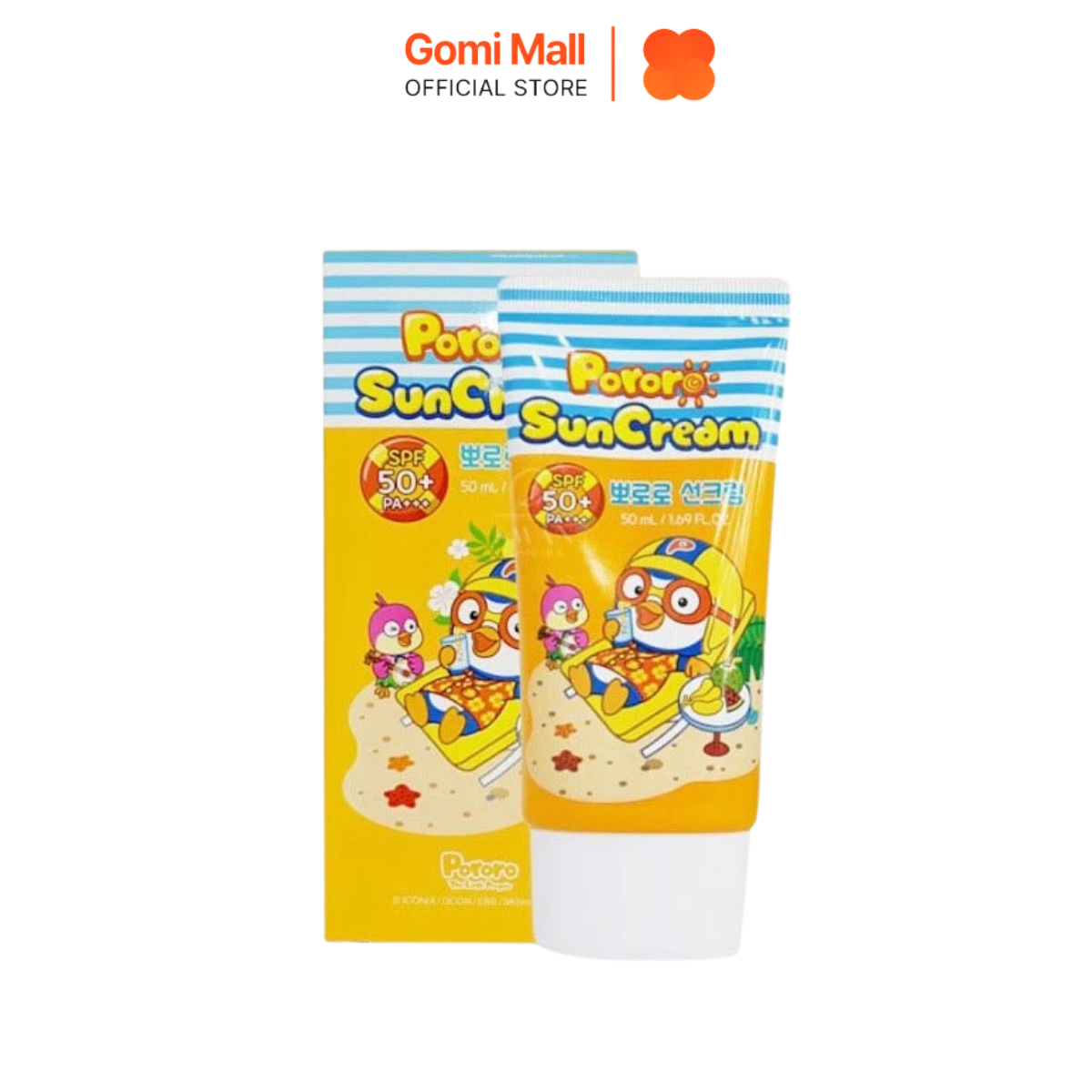 Kem Chống Nắng Cho Bé Pororo Sun Cream SPF50+ PA++++ 50ml Gomi Mall