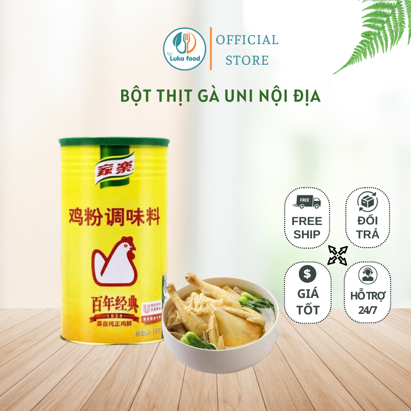 Bột Nêm Thịt Gà Unilever Nội Địa Trung 1kg – Gia Vị Tinh Túy, Ngon Chuẩn Vị Tự Nhiên