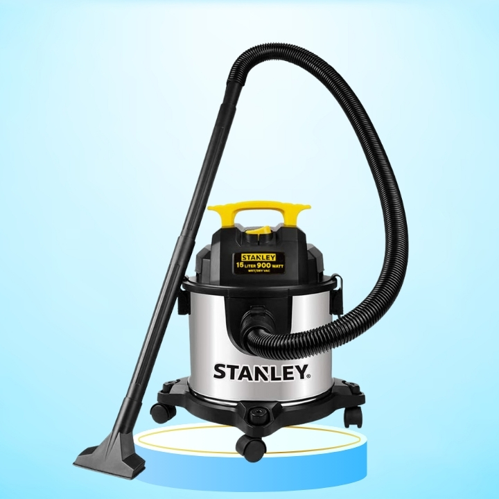 Máy hút bụi 3 chức năng Stanley SL19301-4BA - Thùng inox 15 lít - 900W - hút khô - ướt - thổi bụi