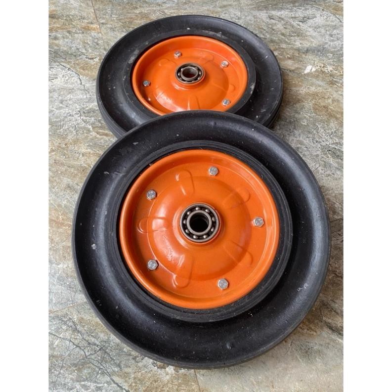 Bánh xe nguyên bộ dùng cho máy trộn bê tông đường kính 30cm 300/8 và 35cm 400/8
