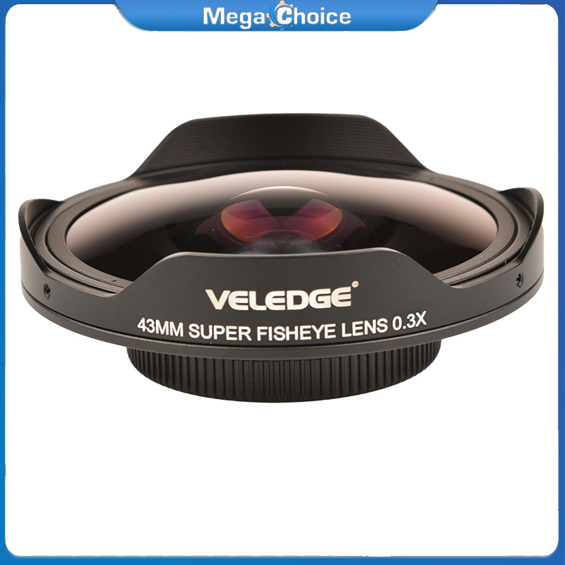 MegaChoice【Fast Delivery】Fisheye Lens Adapter 37MM/43MM 0.3X Photo Professional HD Wide Angle Lens Fisheye Lens Adapter Camera Accessories ราคา 4,818 บาท*ส่งฟรี