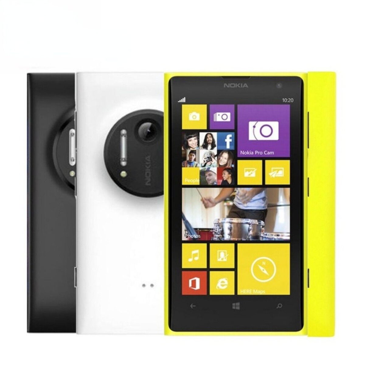 For Nokia Lumia 1020 Original Unlocked 4G LTE 41MP Wifi Dual Core Windows Phone