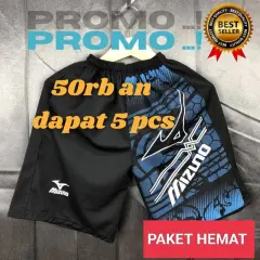 50K Dapat 5Pcs Celana Pendek Olahraga Pria Wanita