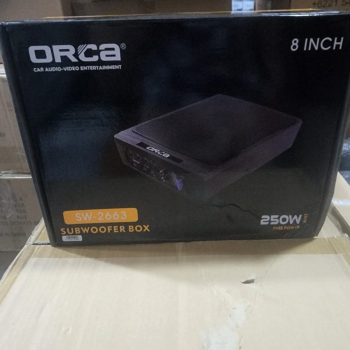 SUBWOOFER AKTIF KOLONG JOK ORCA SW-2663 WITH CONTROL BASS -Megavia Store Harga  1,399,000 Ringgit*Penghantaran Percuma