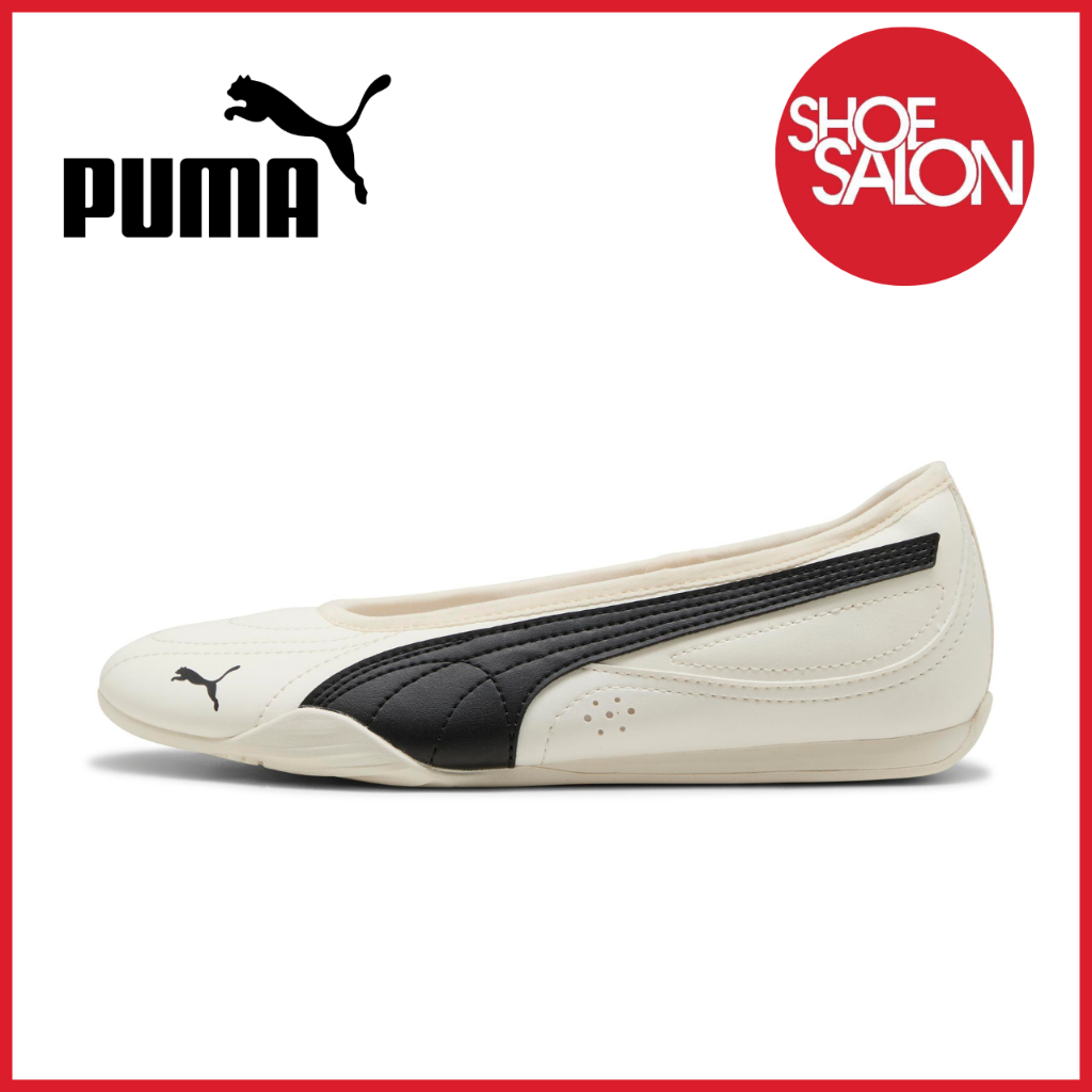 Puma Catch Soleil Ballerina Women's Shoes Warm White/Black 404642-01 - Philippines