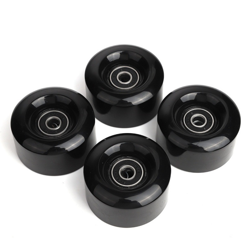 【Direct-sales】 4pcs 55mm Skateboard Wheels with 608 Bearing kit Roller Skate Wheels part 85A