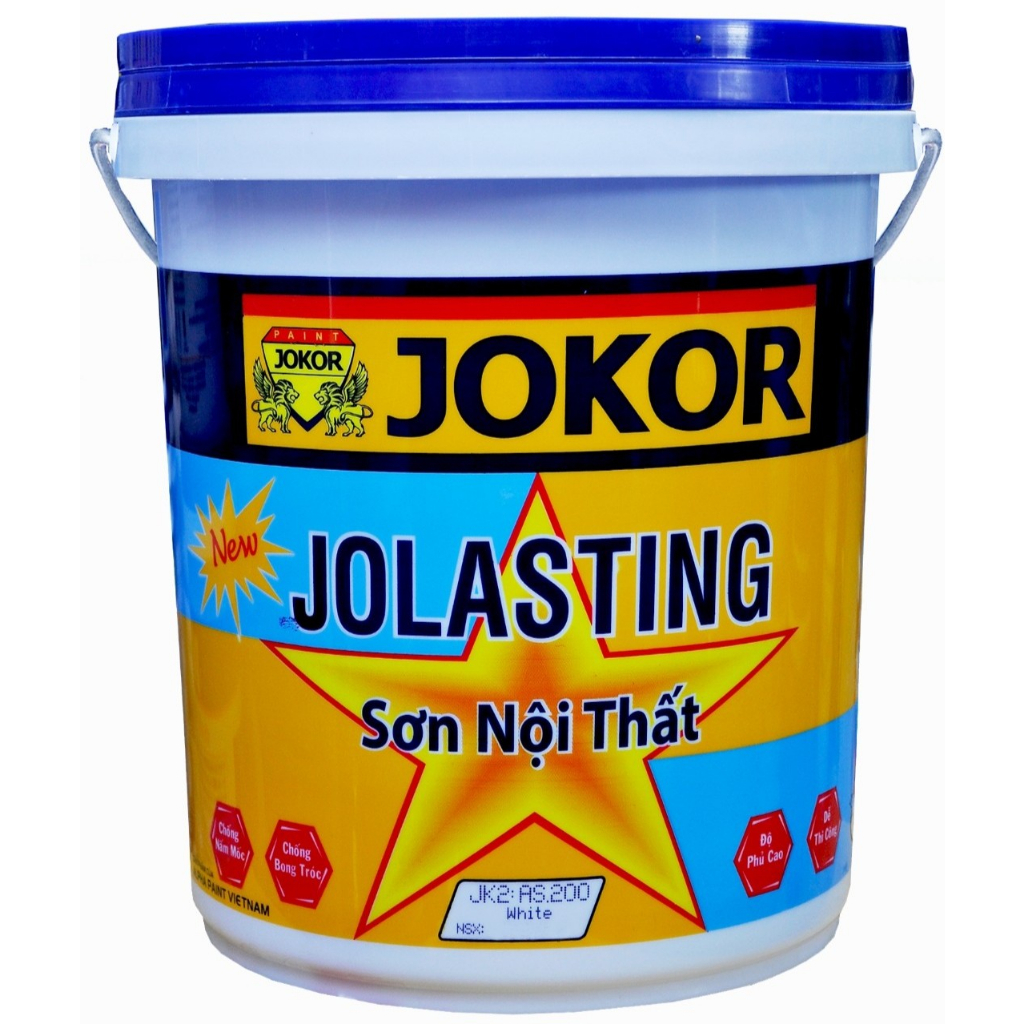 Siêu Rẻ, Thùng sơn nước nội thất cao cấp 25kg nhiều màu, giá rẻ trang trí phòng decor phòng khách, phòng ngủ thay giấy dán tường