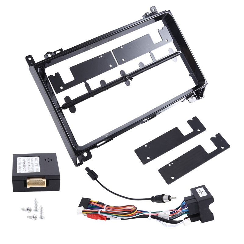 Car Radio Fascias Black Car Radio Fascias for A-Class W169 B-Class W245 W906 Sprinter 9 Inch Panel