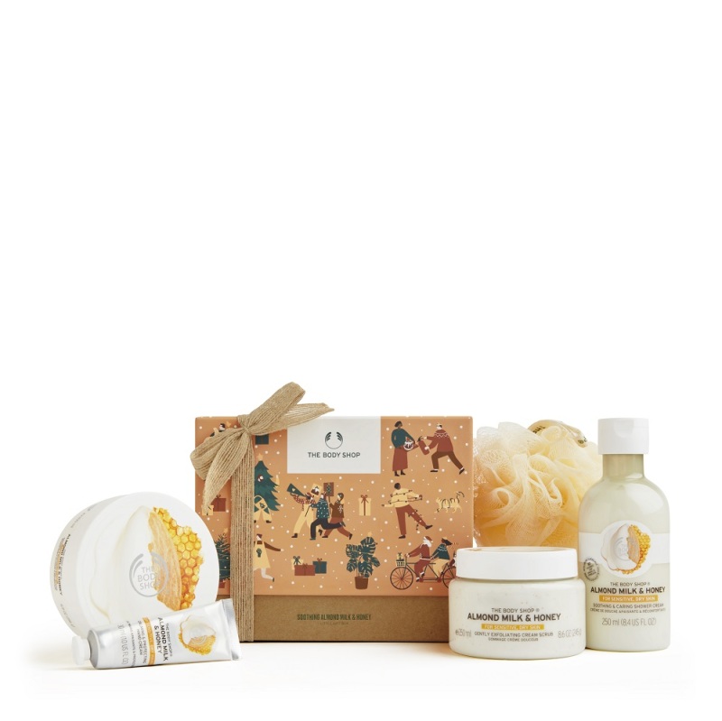 Buy The Body Shop Soothing Almond Milk & Honey Big Gift Box (Christmas Gift Set) Singapore