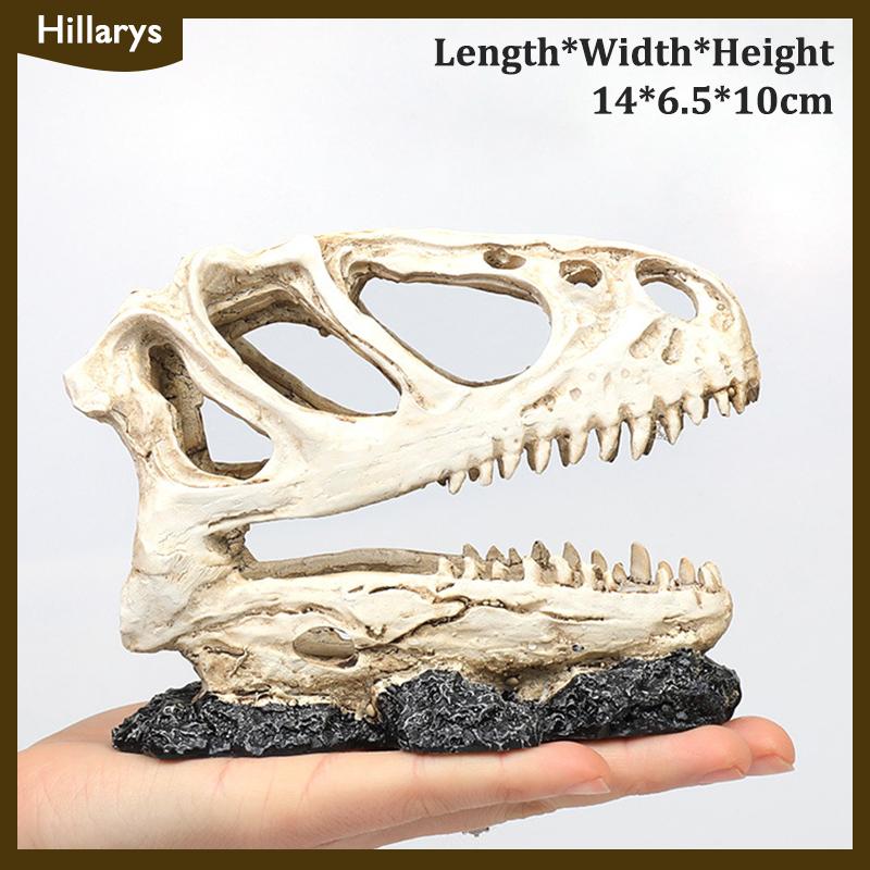 [Hillarys] Mô phỏng nhựa động vật hộp sọ trang trí tự làm bể cá bể cá phụ kiện trang trí sáng tạo hộp sọ cảnh quan bể cá trang trí - 3