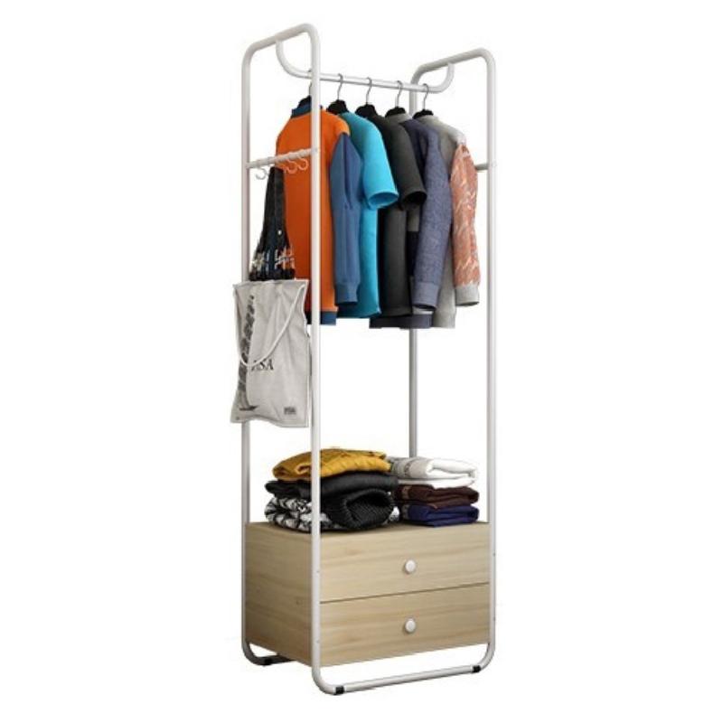 JIJI New Standing Clothes Rack with Drawers LRCR - 04 (Free Installation) - Hallway Entry / Furniture / Coat Racks (SG)