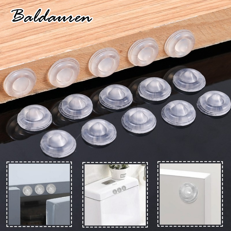 BALDAUREN แผ่นกันกระแทกยาง50ชิ้น-ตัวหยุดประตูแบบมีกาวในตัว-แผงกั้นป้องกันการชนกัน-แผงกั้นภายใน-ซิลิโคน, การเผา, แผ่นรอง-แผงป้องกันการชนกัน ราคา 9 บาท*ส่งฟรี