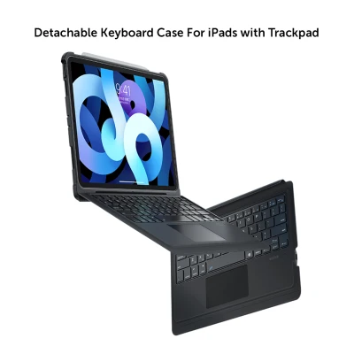 [Benks] iPad Keyboard Case With Detachable Keyboard with Touchpad And Folding Bracket, Bluetooth, For New iPad Pro 2021 / iPad Pro 11 (2018/2020) / iPad Air 4 (2020) / New iPad 10.2 (2019/20/21) / iPad Air 3 / iPad Pro 10.5