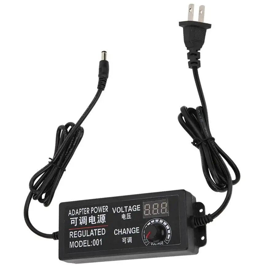 【Sleek】 Tùy chỉnh lớn giảm giá giải phóng mặt bằng AC/DC hộp điện có thể điều chỉnh điện áp đầu ra hiệu suất cao 5A sạc với biến hộp điện cung cấp DC3V - 12V AC100 ‑ 240V
