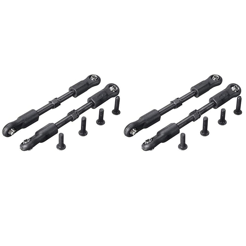 (GCFK) 4PCS Direction Link Pull Rod EA1018 for JLB Racing CHEETAH 1/10 Brushless RC Car Parts Accessories
