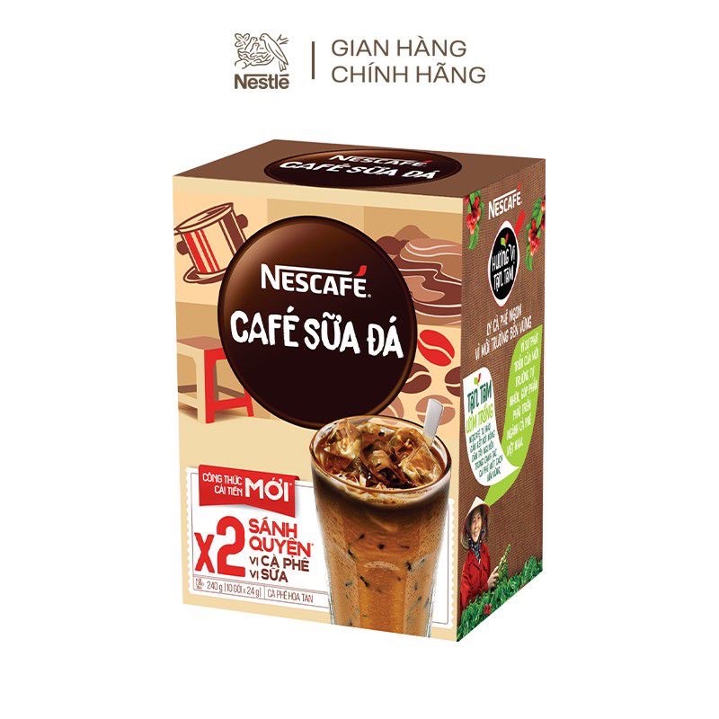 Cafe sữa Nescafe sữa đá