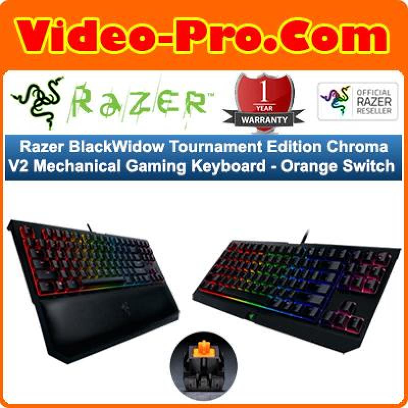 Razer BlackWidow Tournament Edition Chroma V2 Mechanical Gaming Keyboard - Orange Switch RZ03-02190700-R3M1 Singapore