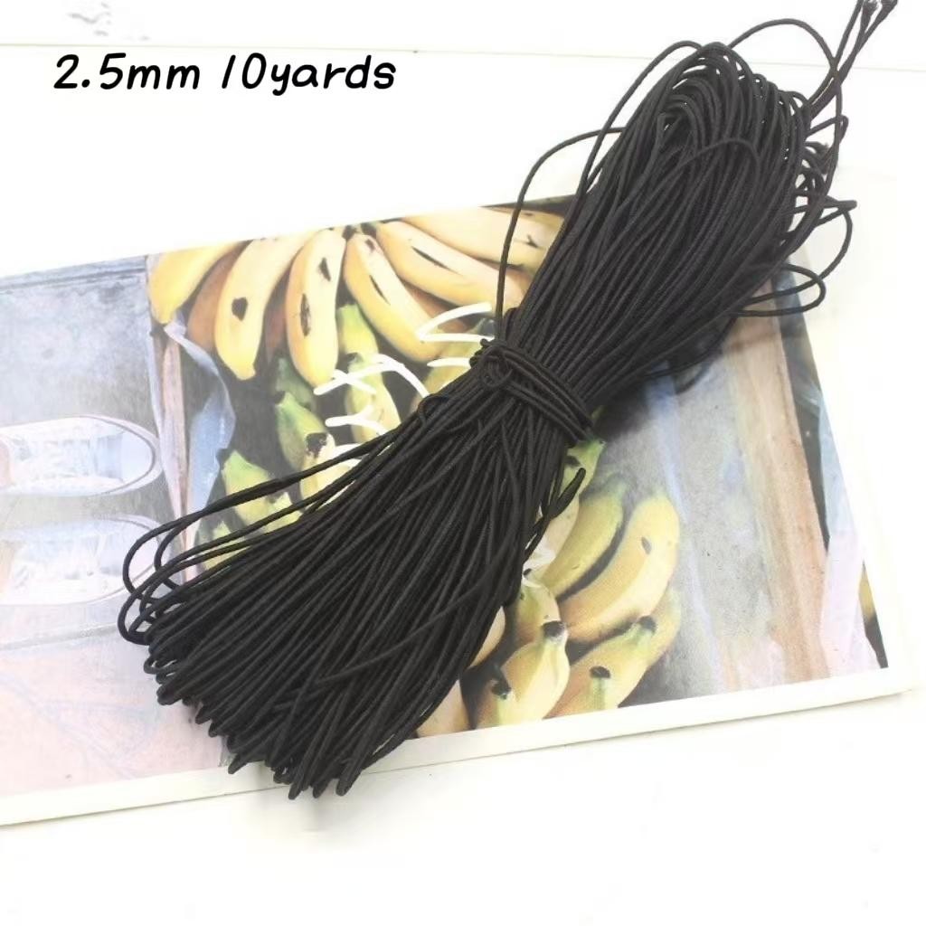 10M Elastic Garter Thread High Elasticity Crochet Braided Band for Tags Shirring Smocking Sewing COD