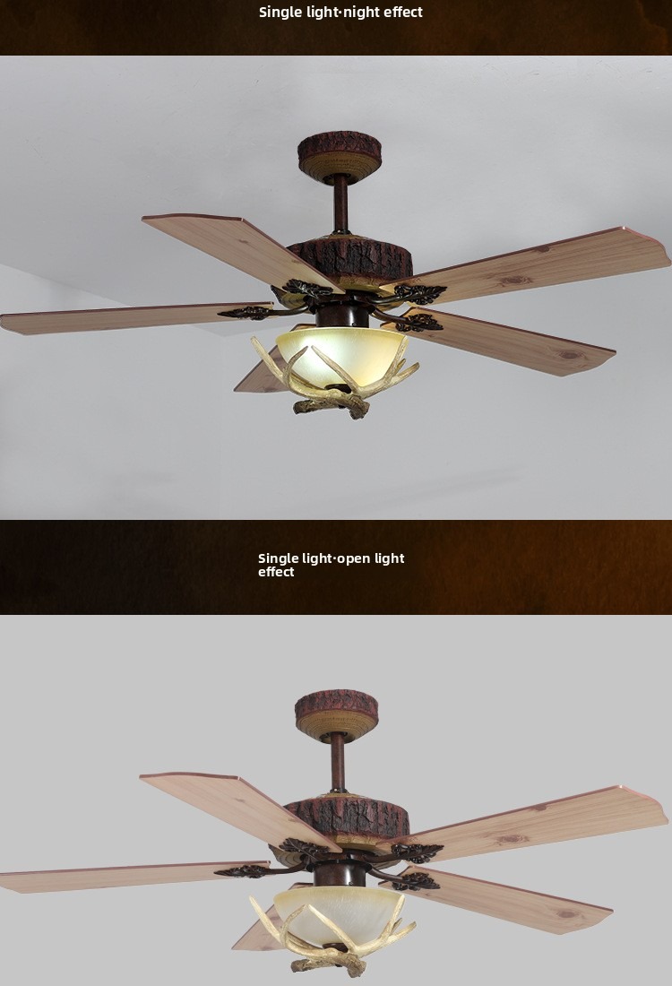 Solid wood fan light 2_11