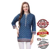 Kurti Women Indian Short Kurtis Cotton Kurti Top Long Short Kurtis Kurta Tunic Blouse Plus Size Pant Palazzo Set Saree Punjabi Suit UD11DCSC