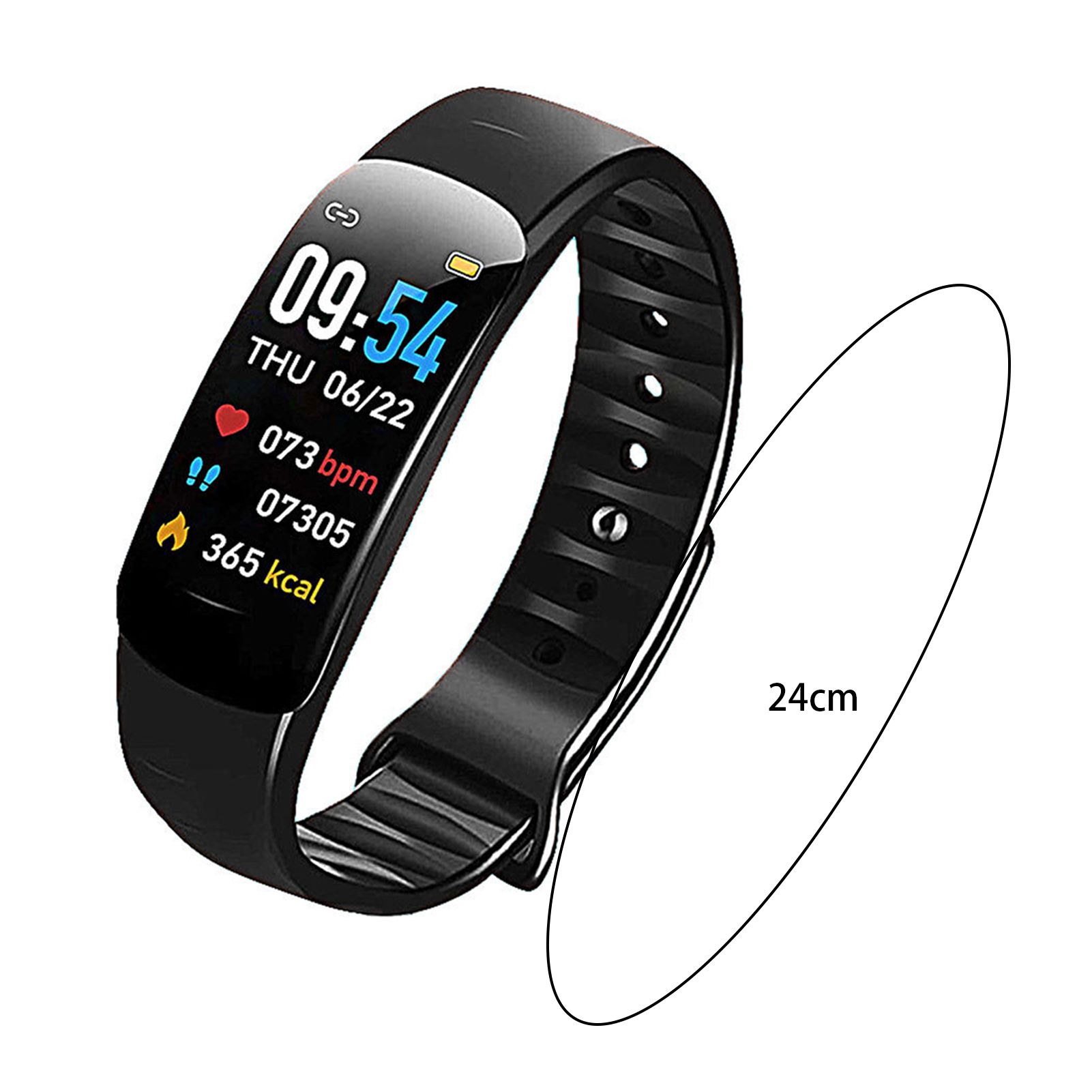 C1plus Wrist Smart Watch Bluetooth-Compatible HD-compatible Smart Reminder Weather Forecast Multiple Sport Modes Wrist Smart Watch Daily Life Smart Watch Weather
