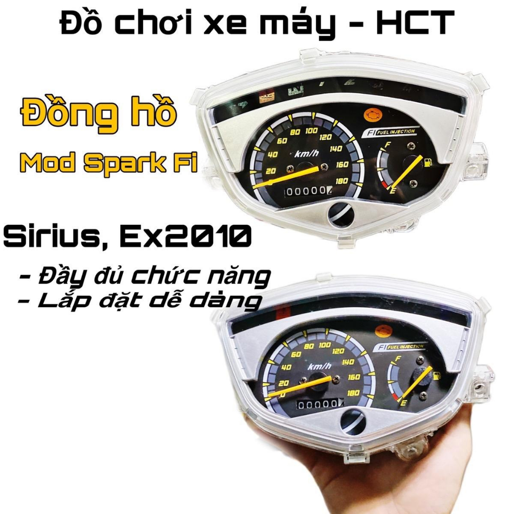 Đồng hồ spark cho sirius và exciter 2006-2010