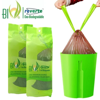 BIO Biodegradable Drawstring Trash Bags - Bundle of 2