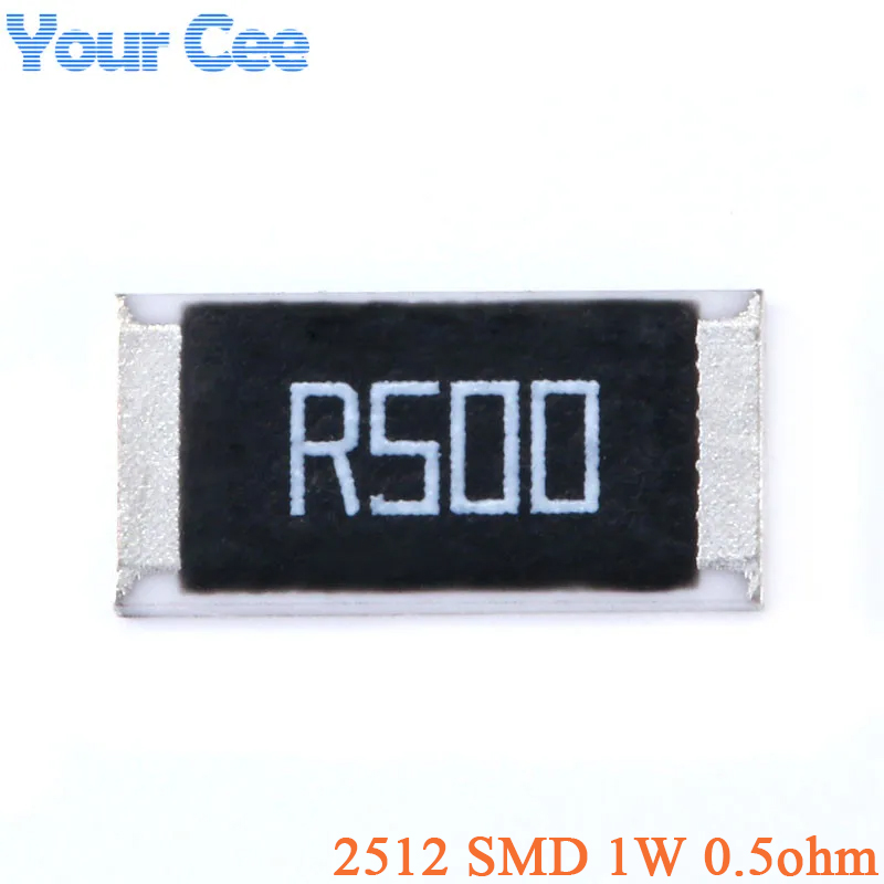 【Sell-Well】 100pcs/20pcs 0.5 ohm 2512 SMD Resistor 1W 0.5R R500 1% 2512 Chip Resistance