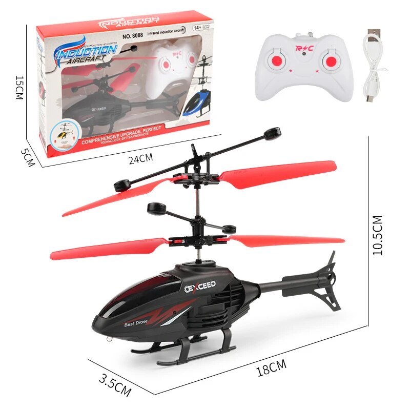 New Remote Control Helicopter 2 Channel RC Helicopter Toys For Kids Flying