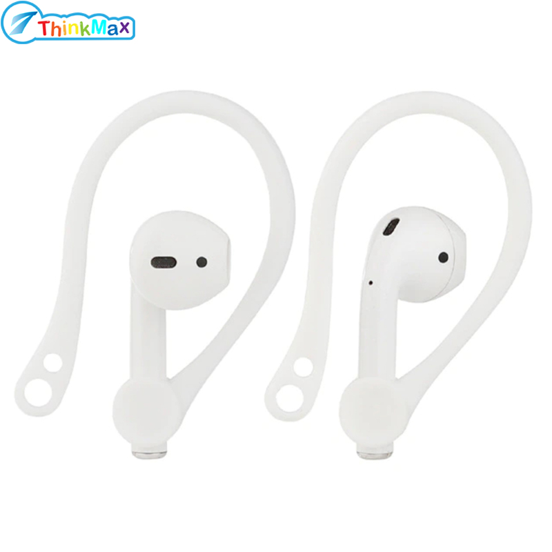 Silicone Ear Hook With Holder Strap Ergonomics Sports Anti-lost Ear Hook For Airpods ราคา 13 บาท*ส่งฟรี