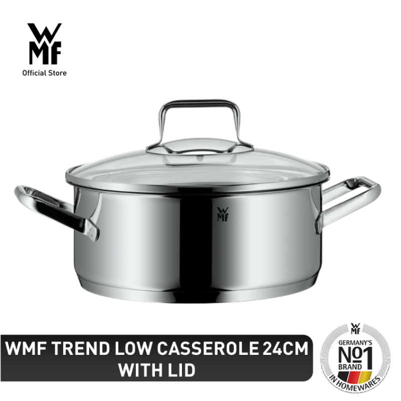 WMF Trend Low Casserole 24cm With Lid 0768246380 Singapore