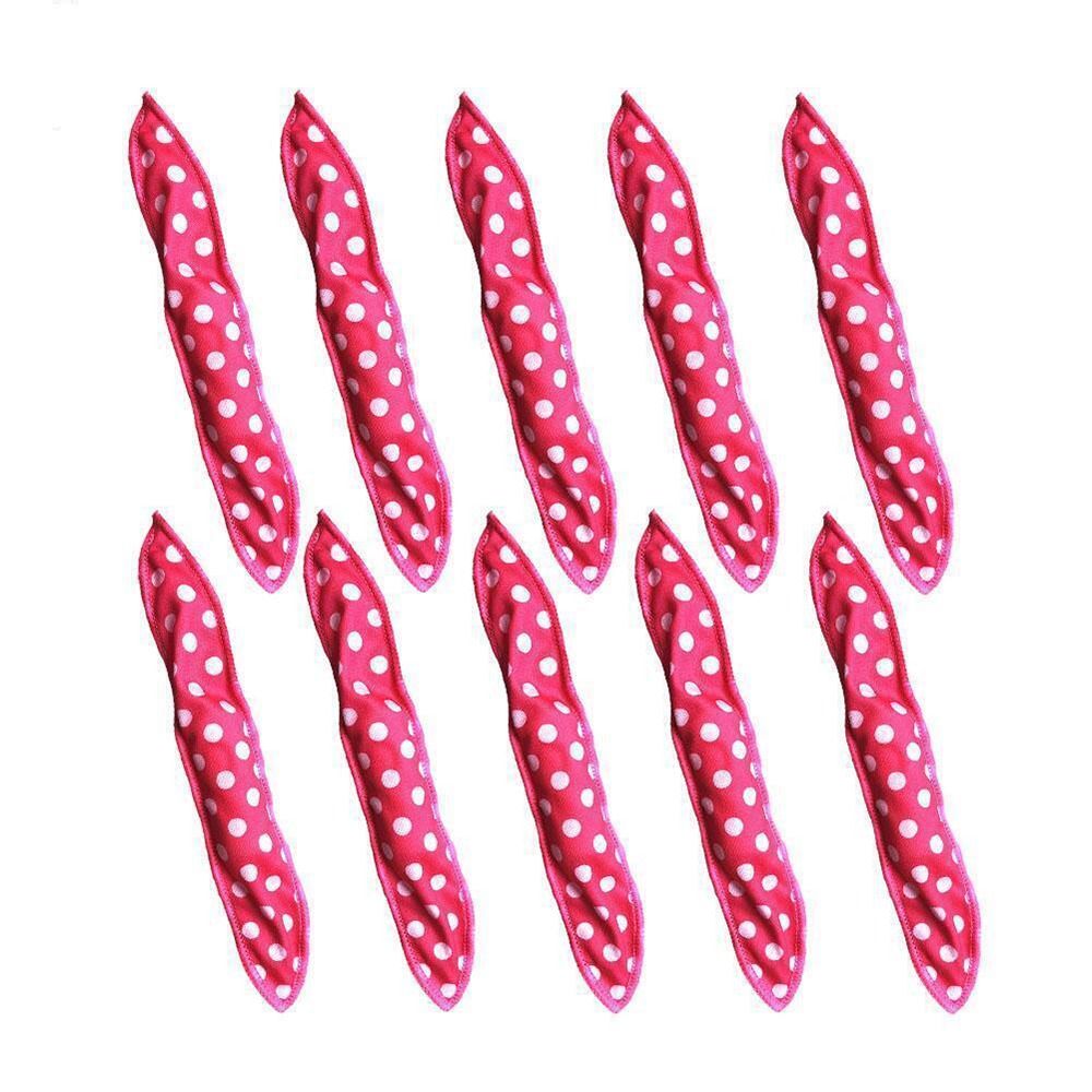GAN 10Pcs Mềm Bọt Biển Xốp Gối ngủ Dụng cụ tạo kiểu Tóc xoăn sóng Dụng cụ uốn tóc Cuộn tóc - 6