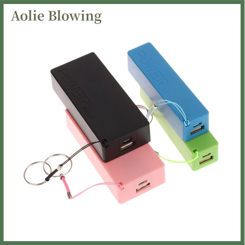 Aolie Điện thoại di động ngân hàng sạc pin gói cho trường hợp tự làm hộp Protable đầy màu sắc stroage hộp