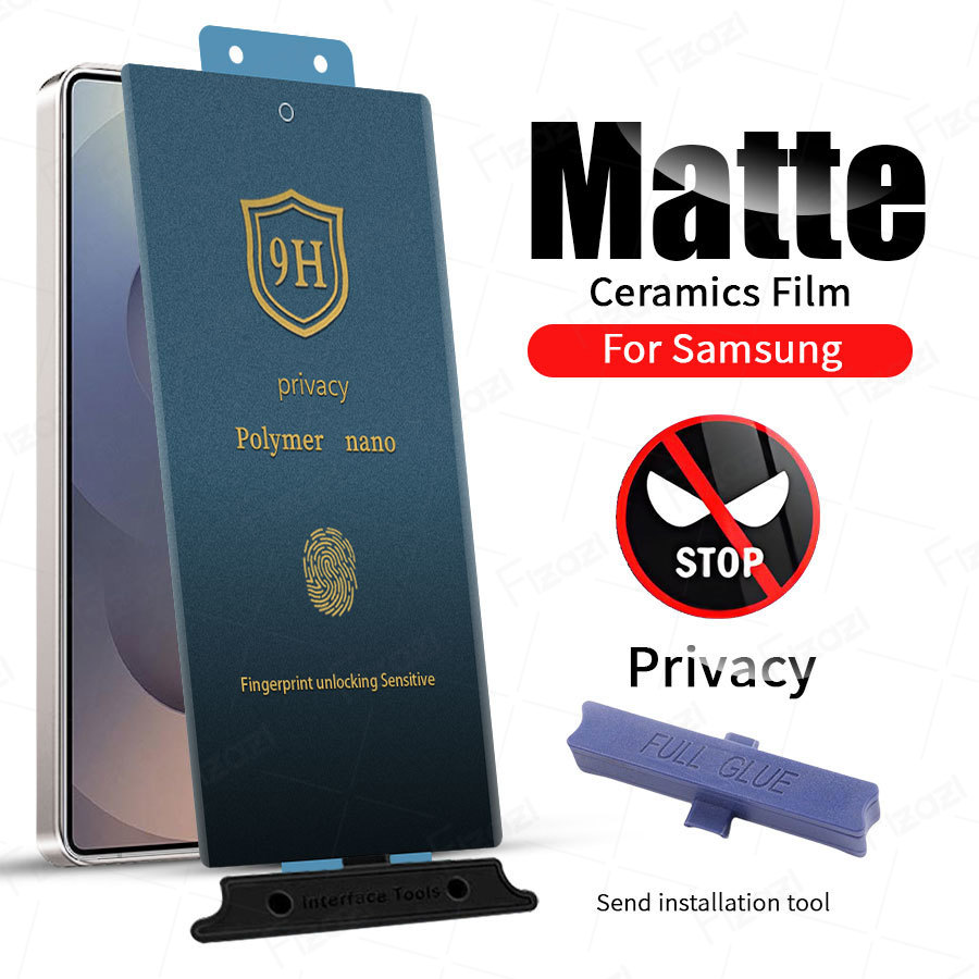 MAGIC JOHN 2 Pack per S23 Plus Privacy Glass Screen Protector