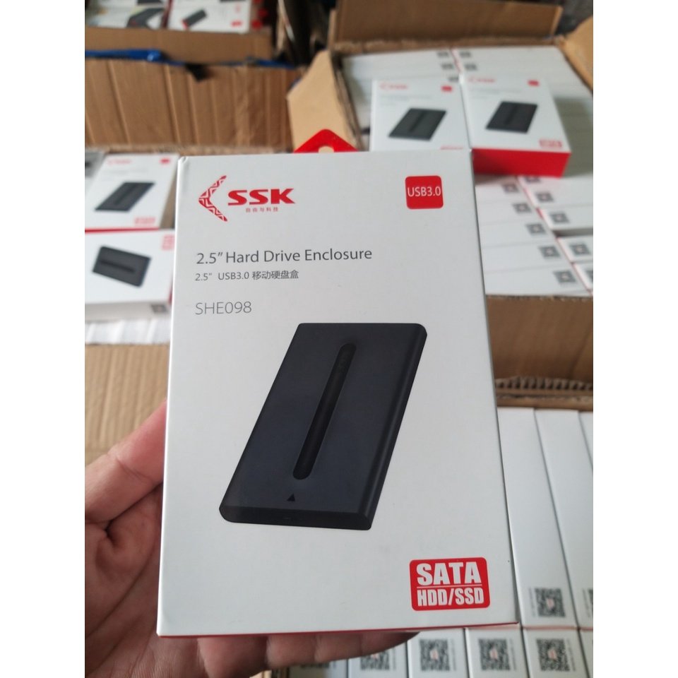 SSD HDD BOX SATA 2.5 USB 3.0 SSK SHE-098