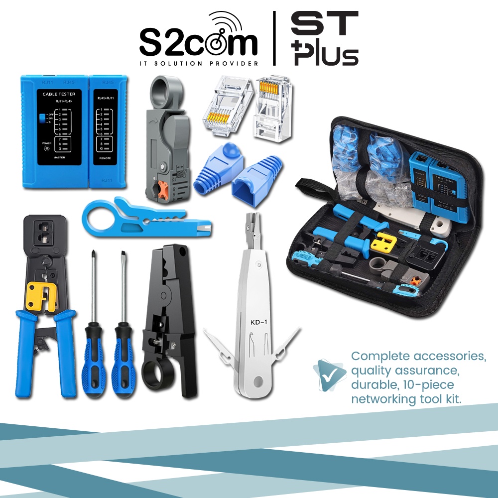 Netzwerk Werkzeug Set-ALLmeter 129 In 1 Professionelle Netzwerk Auflegewerkzeug Netzwerktester