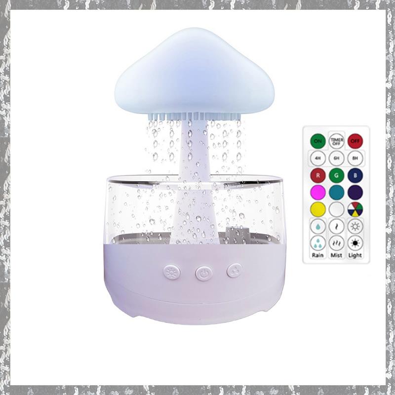 Rain Cloud Humidifier, Mushroom Humidifier, Cloud Humidifier with Adjustable LED Lights, Rain Cloud Diffuser, Remote Giá 535,642 Đồng*Miễn phí vận chuyển
