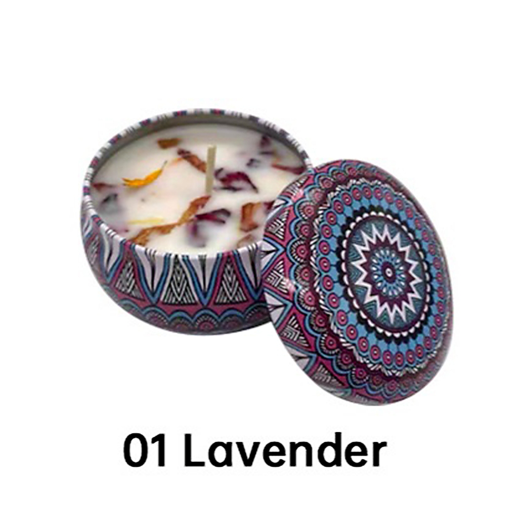 Kopipets Chirismas Gift - Premium Soy Wax Aromatherapy Candles Dry Flower 15Hour+ Burn Fragrance for Home Relaxing Scent