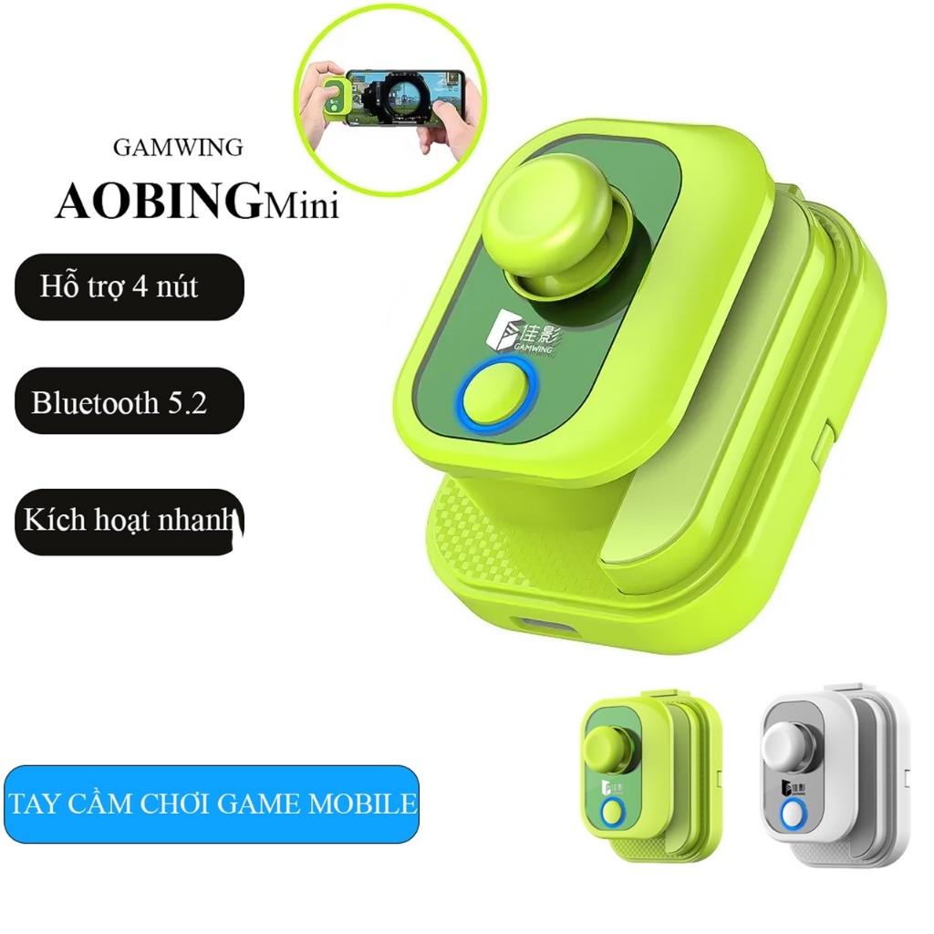 Tay cầm chơi game điện thoại AOBING/H18/MB02/MB03 joystick giúp ghìm tâm auto tap macro chơi game